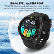 Outdoor GPS Sport Watch 1.32inch HD Round Screen Multi Sport Mode Smartwatch(Silver)