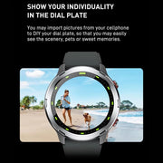Outdoor GPS Sport Watch 1.32inch HD Round Screen Multi Sport Mode Smartwatch(Silver)