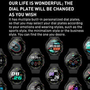 Outdoor GPS Sport Watch 1.32inch HD Round Screen Multi Sport Mode Smartwatch(Silver)