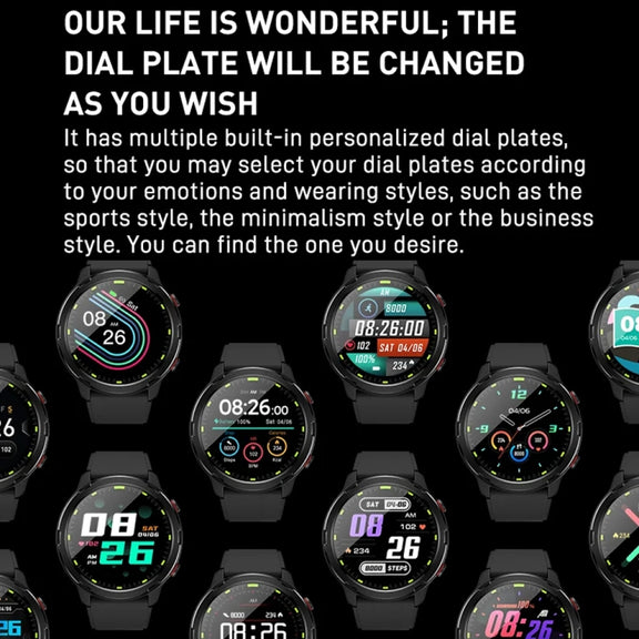 Outdoor GPS Sport Watch 1.32inch HD Round Screen Multi Sport Mode Smartwatch(Silver)