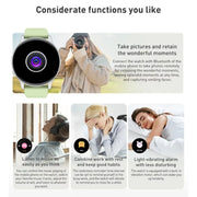 Bluetooth Talk Smartwatch Multi-Function Monitor Heart Rate / Blood Pressure / Blood Oxygen / Sleep(Black)