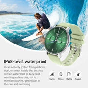 Bluetooth Talk Smartwatch Multi-Function Monitor Heart Rate / Blood Pressure / Blood Oxygen / Sleep(Black)