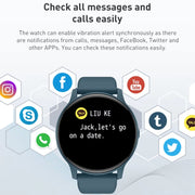 Bluetooth Talk Smartwatch Multi-Function Monitor Heart Rate / Blood Pressure / Blood Oxygen / Sleep(Black)