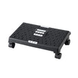 Massage Footrest Foot Rest for Under Desk with 360 Degree Swivel Casters(Black) - free shipping - PMC TechLife - Order now!