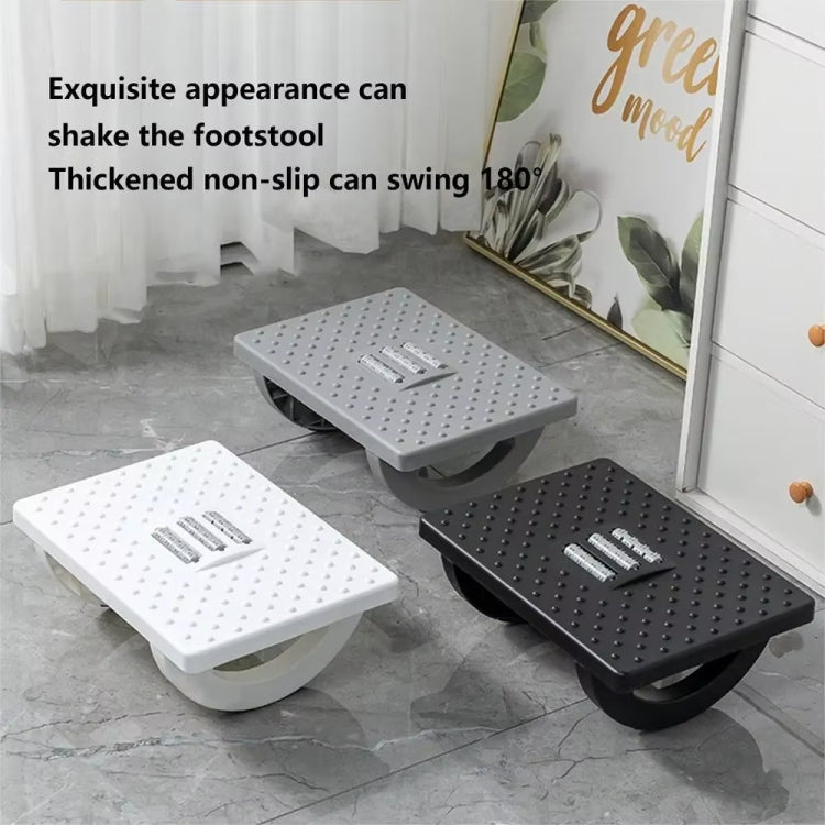 Office Footrest Footstool Under Desk Step Stool(Gray)