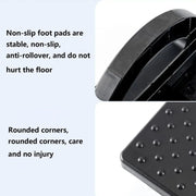 Office Footrest Footstool Under Desk Step Stool(Black)