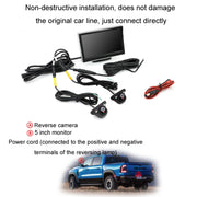 5 Inch Carplay Portable Surveillance Video Car Display, Specification: With CCD Blind Spot Camera