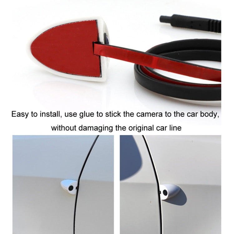 5 Inch Carplay Portable Surveillance Video Car Display, Specification: Folding Screen + Two-way Camera