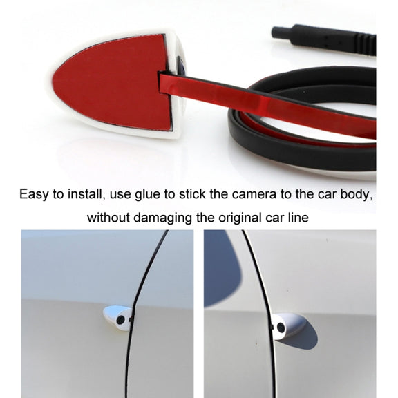 5 Inch Carplay Portable Surveillance Video Car Display, Specification: Folding Screen + Two-way Camera