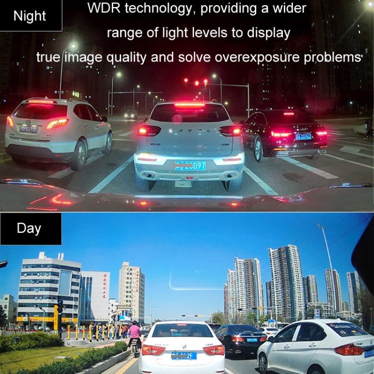 Car HD WIFI Interconnected Triple Camera Driving Recorder, Specification: With GPS
