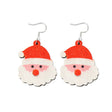 Christmas Element Cartoon Decoration Earrings Shiny Earrings, Spec: Santa Claus - free shipping - PMc TechLife - Order now!