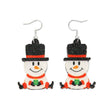 Christmas Element Cartoon Decoration Earrings Shiny Earrings, Spec: Snowman - free shipping - PMc TechLife - Order now!