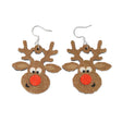 Christmas Element Cartoon Decoration Earrings Shiny Earrings, Spec: Elk - free shipping - PMc TechLife - Order now!