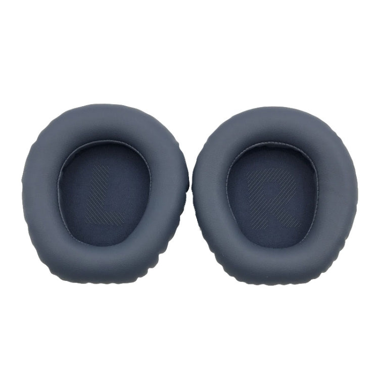 1pair For JBL Quantum Q100 Headphone Leather Sponge Cover Gaming Headset Earmuffs(Navy Blue)