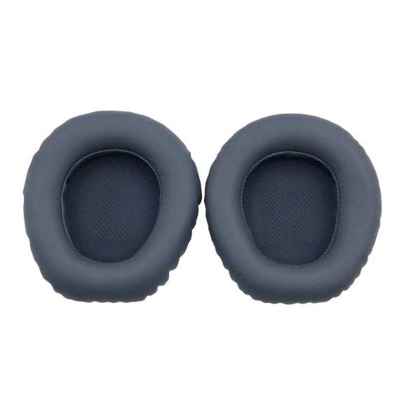 1pair For JBL Quantum Q100 Headphone Leather Sponge Cover Gaming Headset Earmuffs(Navy Blue)