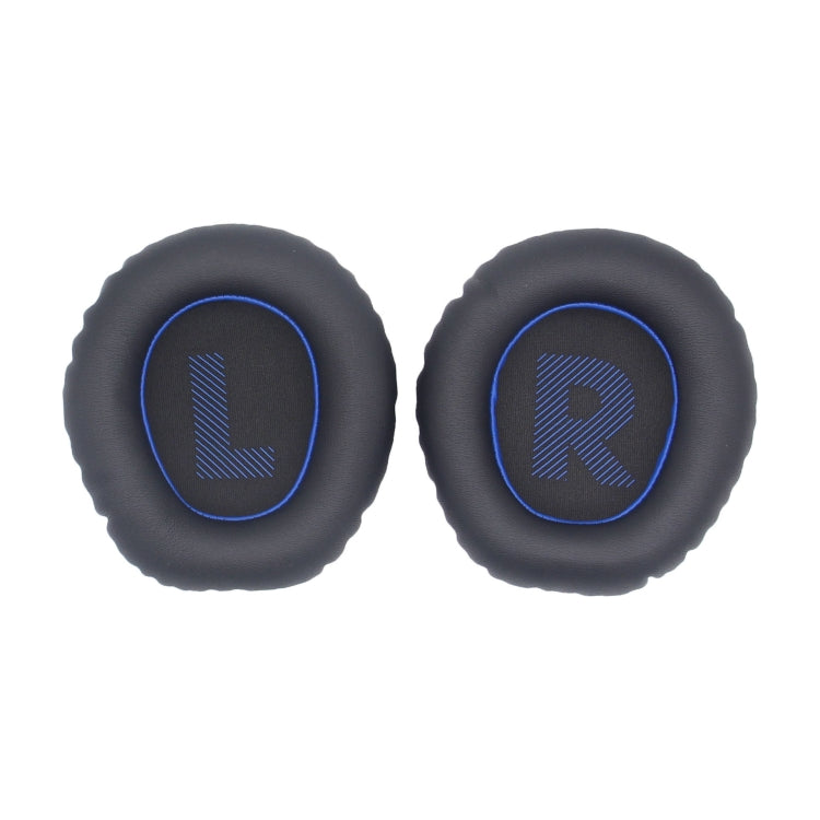1pair For JBL Quantum Q100 Headphone Leather Sponge Cover Gaming Headset Earmuffs(Black Blue)