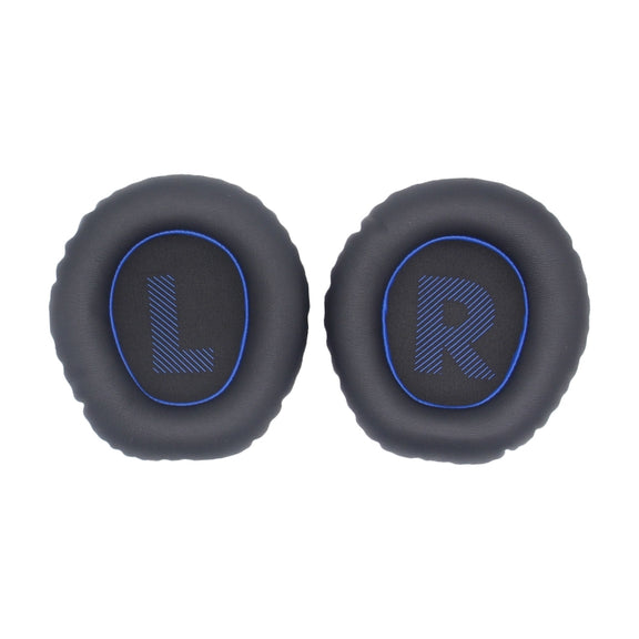 1pair For JBL Quantum Q100 Headphone Leather Sponge Cover Gaming Headset Earmuffs(Black Blue)