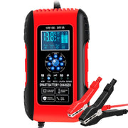 ANHTCzyx 12V/24V 6-180AH 7-Stage Smart Car Motorcycle Battery Charger(UK Plug)