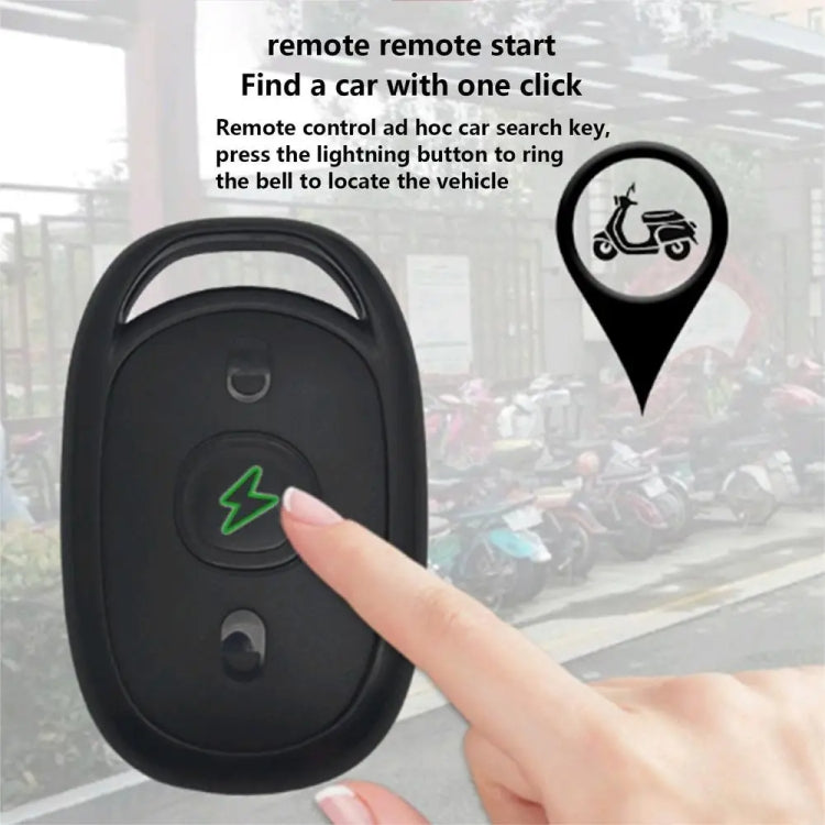 48-72V Electric Motorcycle One-Button Start Remote Lock Anti-Theft Alarm, Specifications: Three-wheeler