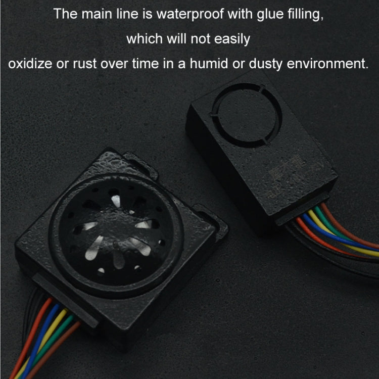 48-72V Electric Motorcycle One-Button Start Remote Lock Anti-Theft Alarm, Specifications: Three-wheeler