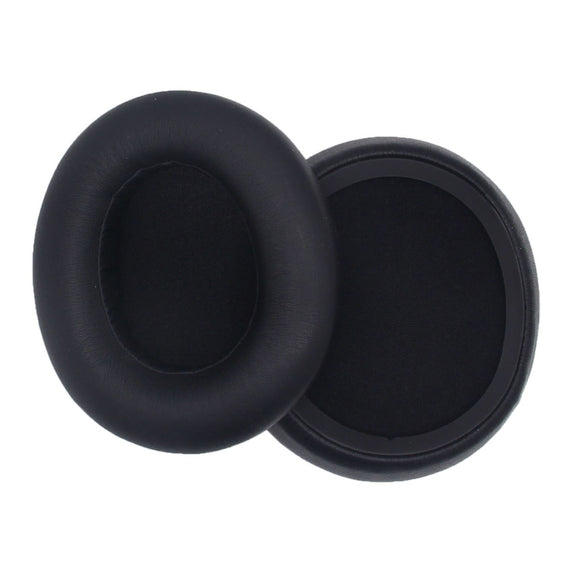 1pair For SteelSeries Arctis Nova 3 / 5 / 7 / Pro Wired Headphone Sponge Cover, Color: Black Leather