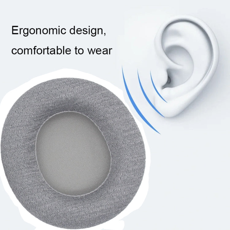 1pair For SteelSeries Arctis Nova 3 / 5 / 7 / Pro Wired Headphone Sponge Cover, Color: Gray Net