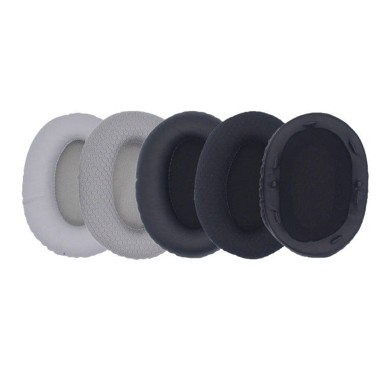 1pair For Razer Opus X Headphone Replacement Sponge Cover Ear Pad Accessories(Gray Net)