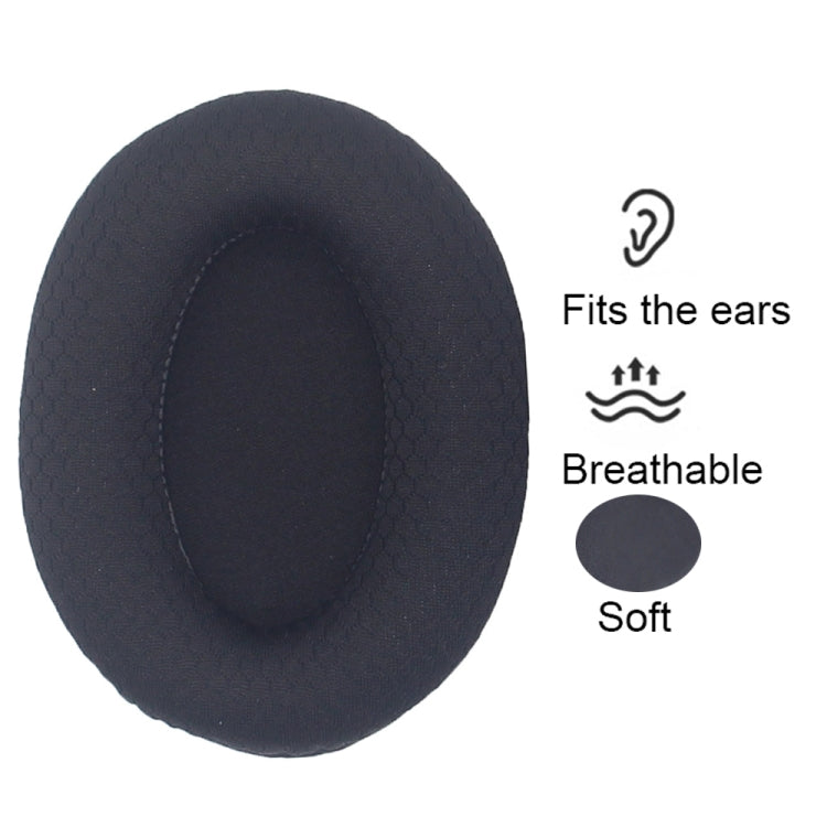 1pair For Razer Opus X Headphone Replacement Sponge Cover Ear Pad Accessories(Gray Net)