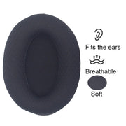 1pair For Razer Opus X Headphone Replacement Sponge Cover Ear Pad Accessories(Black Leather)