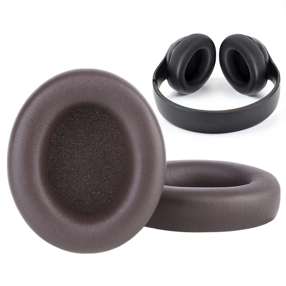 1pair For Beats Studio Pro Headphone Leather Sponge Cover Earmuffs(Gray)