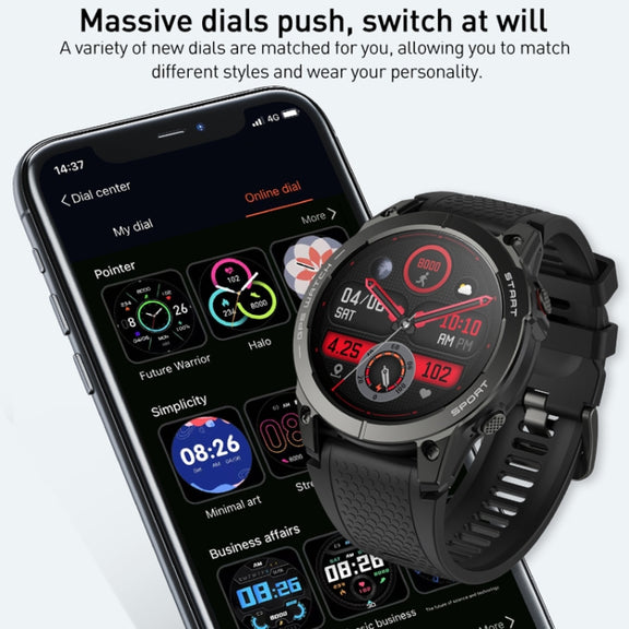Outdoor Sports Smart Watch 1.43 Inch Ultra HD AMOLED Screen Bluetooth Talking Watch(Orange)