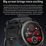 Outdoor Sports Smart Watch 1.43 Inch Ultra HD AMOLED Screen Bluetooth Talking Watch(Orange)