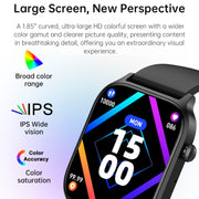 Bluetooth Talk HD Large Screen Heart Rate Oxygen Monitoring Multi-Sport Mode Smart Watch(Pink)