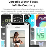 Bluetooth Talk HD Large Screen Heart Rate Oxygen Monitoring Multi-Sport Mode Smart Watch(Pink)