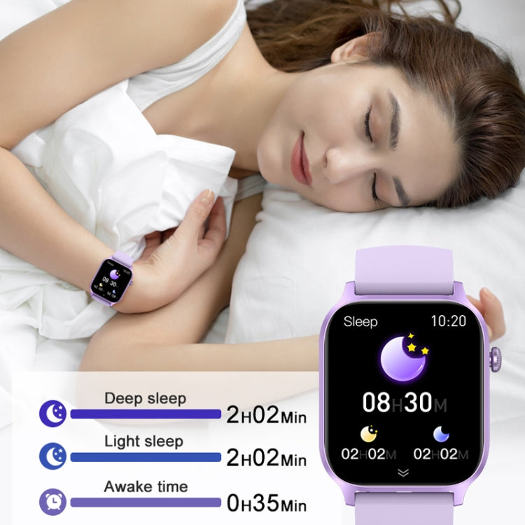 Bluetooth Talk HD Large Screen Heart Rate Oxygen Monitoring Multi-Sport Mode Smart Watch(Pink)