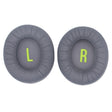 1pair For JBL JR460NC Headphone Leather Sponge Cover Earmuffs(Titanium-color) - Earmuff & Pad by PMC Jewellery | Online Shopping South Africa | PMC Jewellery | Buy Now Pay Later Mobicred