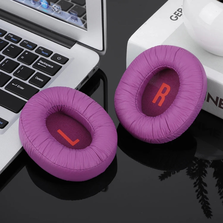 1pair For JBL JR460NC Headphone Leather Sponge Cover Earmuffs(Purple)