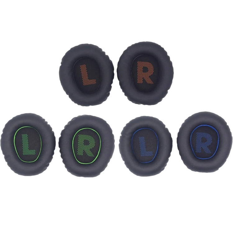 1pair For JBL Quantum 350 / 360 Headphone Leather Sponge Cover Earmuffs(Blue)