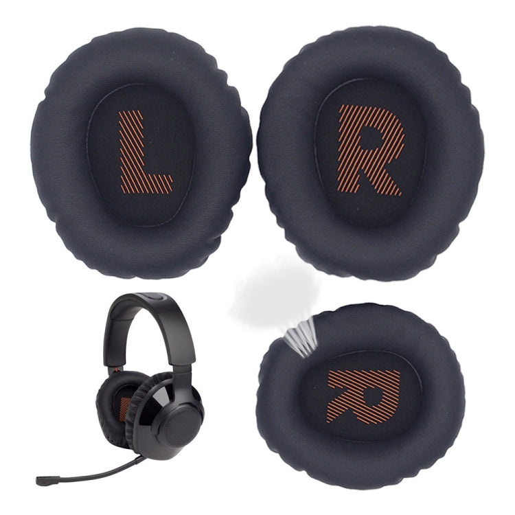 1pair For JBL Quantum 350 / 360 Headphone Leather Sponge Cover Earmuffs(Blue)