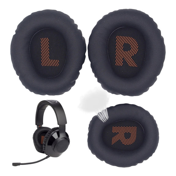 1pair For JBL Quantum 350 / 360 Headphone Leather Sponge Cover Earmuffs(Blue)