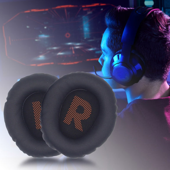 1pair For JBL Quantum 350 / 360 Headphone Leather Sponge Cover Earmuffs(Blue)