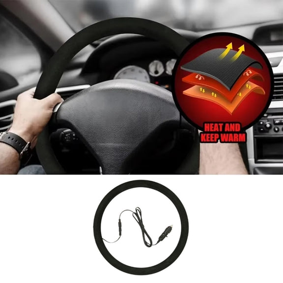 38cm Rayhong Universal Car Quick-heating Heated Steering Wheel Cover