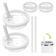 For Stanley 40oz Adventure Quencher Transparent Straw Lid Replacement Parts, Spec: 4pcs /Set White - Vacuum Thermoses & Cups by PMC TechLife | Online Shopping South Africa | PMC TechLife | Buy Now Pay Later Mobicred