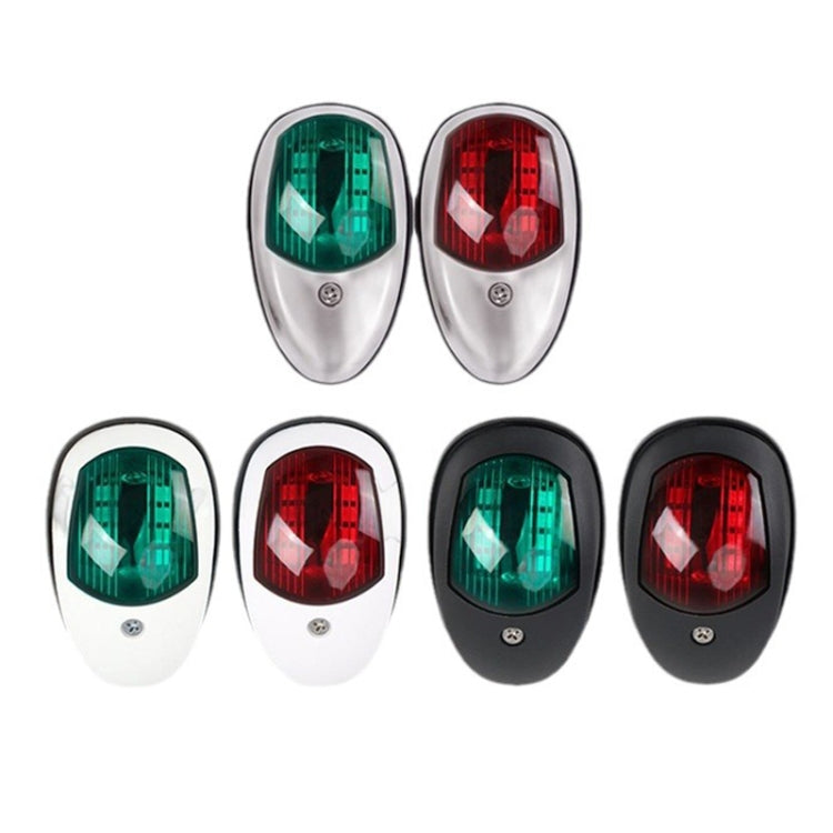 Marine Navigation Warning Light Signal LED Yacht Light, Color: Silver Shell Red
