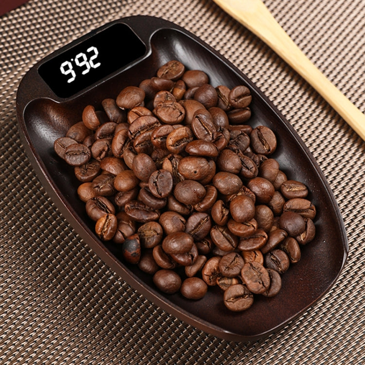 100g/0.1g   Wood Electronic Tea Coffee Scale Kitchen Bar Scale(Wood Color)