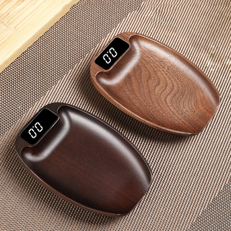 100g/0.1g   Wood Electronic Tea Coffee Scale Kitchen Bar Scale(Ebony)