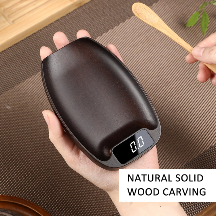100g/0.1g   Wood Electronic Tea Coffee Scale Kitchen Bar Scale(Wood Color)