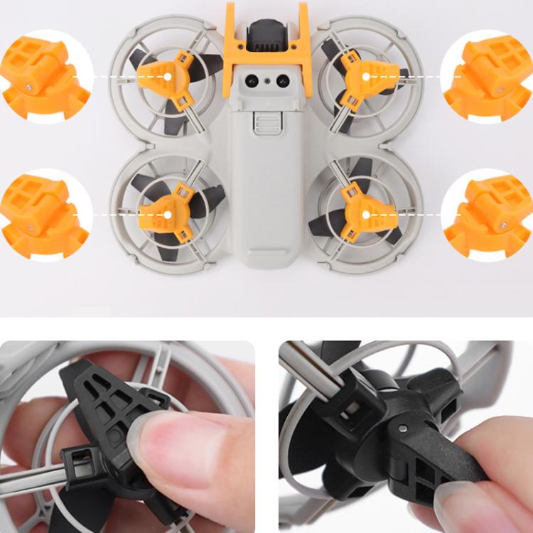 For DJI Neo CQT Booster Landing Gear Folding Small Stand(Orange)