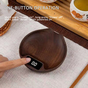 100g/0.1g Wood Electronic Tea Coffee Scale Kitchen Bar Scale(Wood Color)