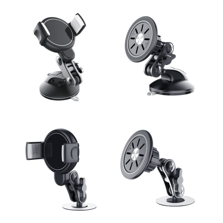 Central Control Instrument Panel Car Navigation Universal Phone Holder, Model: X24-6A Magnet Suction Cup